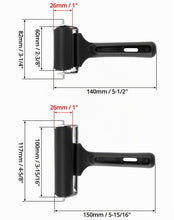 Carica l'immagine nel visualizzatore di Gallery, QWORK® Rullo in Gomma, Rullo Inchiostro Roller, per Stampa a Inchiostro, carta da parati, 6 cm+10 cm