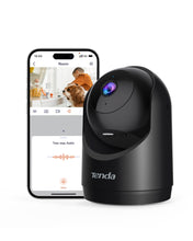 Carica l'immagine nel visualizzatore di Gallery, Tenda 2K Telecamera Sicurezza Interno, Videocamera Wi-Fi 6 Pan-Tilt per la Sicurezza Domestica, Rilevamento del Moviment