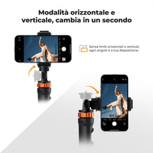 Carica l'immagine nel visualizzatore di Gallery, K&amp;F CONCEPT Bastone Selfie 175cm, Treppiede per Smartphone con Telecomando