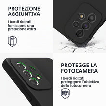Carica l'immagine nel visualizzatore di Gallery, Captor Cover Custodia Colorata in Silicone Liquido per Samsung Galaxy A53 5G, Alta Qualità con Bordo Rialzato per Scherm