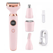 Carica l'immagine nel visualizzatore di Gallery, Rasoio Elettrico Donna Impermeabile IPX7 USB C 60 Minuti di Utilizzo