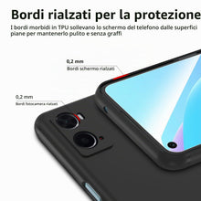 Carica l'immagine nel visualizzatore di Gallery, NEW'C Cover per OPPO A76/A96 4G/A36, Nera Silicone Morbido Antiurto Sottile