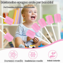Carica l'immagine nel visualizzatore di Gallery, 100 Pezzi Tamponi Orali Tamponi di Cotone,Igiene orale Bastoncini,Tamponi Orali Bastoncini,per L'igiene Orale Quotidiana