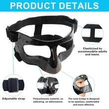 Carica l'immagine nel visualizzatore di Gallery, GXGM Protezione per Naso, Maschera Protettiva Naso Rotto, Visiera Regolabile, Protezione per Viso, Maschera per Allename