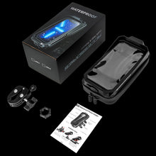 Carica l'immagine nel visualizzatore di Gallery, Porta Cellulare Moto Impermeabile Supporto Telefono Moto Antivibrazione Porta Cellulare Scooter con Touch Screen Rotazio