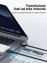 Carica l'immagine nel visualizzatore di Gallery, Aioneus Cavo USB Type-C, Cavo USB C 1M+2M Filo Caricatore USB C Cavetto Tipo C Ricarica Rapida Carica Cavo Caricabatteri