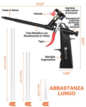 Carica l'immagine nel visualizzatore di Gallery, Lytool Pistola Schiuma Poliuretanica PU Espansa Valvola, Auto-pulente