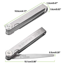 Carica l'immagine nel visualizzatore di Gallery, Spurtar Spessimetro 32 Lame 0,03-1,00mm/0,001-0,04", Conico