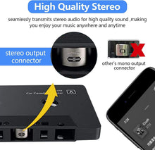 Carica l'immagine nel visualizzatore di Gallery, Adattatore Cassetta Autoradio BT 5.0, Aux Adaptador Cassetta Adattatore da Auto con Microfono per Chiamate Lettore di Ca