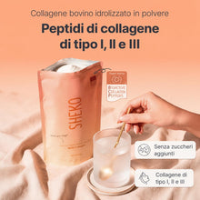 Carica l'immagine nel visualizzatore di Gallery, SHEKO Collagene Idrolizzato in Polvere – Bovino Tipo 1, 2 e 3 – 450 g