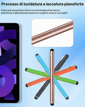 Carica l'immagine nel visualizzatore di Gallery, Pennino Capacitivo per Touch Screen iPhone Samsung Galaxy Xiaomi Redmi Google Pixel Motorola Nothing Phone Tablet, Blu, 