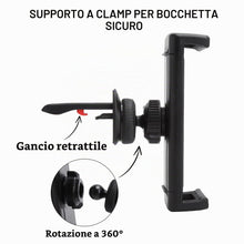 Carica l'immagine nel visualizzatore di Gallery, Supporto Tablet Auto, Porta Tablet da Auto, Porta Tablet Auto, Supporto Tablet Auto per Presa d'Aria Porta Cellulare Aut