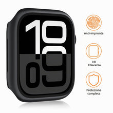 Carica l'immagine nel visualizzatore di Gallery, Amzpas 【2 PEZZI Cover per Apple Watch 9/8/7 45mm con Vetro Temperato, Custodia Rigida iWatch Protezione Sottile HD Clear