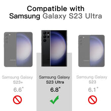 Carica l'immagine nel visualizzatore di Gallery, JETech Cover Magnetica Opaca per Samsung Galaxy S23 Ultra, Nero