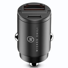 Carica l'immagine nel visualizzatore di Gallery, Wicked Chili 45W Tiny Caricabatterie per Auto, Caricatore Rapido Doppio Adattatore USB Accendisigari, Fast Charger per i