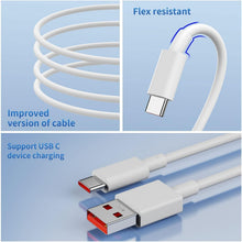 Carica l'immagine nel visualizzatore di Gallery, Caricatore Rapido 33W Compatibile con Xiaomi Redmi e POCO, Turbo Charge con Cavo USB-C 1m, Alimentatore Fast Charging pe