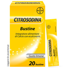 Carica l'immagine nel visualizzatore di Gallery, Citrosodina Integratore Digestivo con Calcio, 20 Bustine Effervescenti