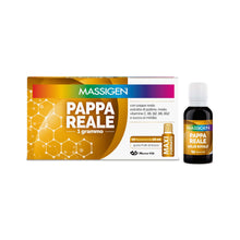 Carica l'immagine nel visualizzatore di Gallery, Massigen - Pappa Reale Tonico Naturale, Integratore Energetico, Azione Ricostituente e Antiossidante, con Miele e Pappa 