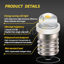 Carica l'immagine nel visualizzatore di Gallery, Ruiandsion Lampadine LED Indicatore E10 Bianco Caldo AC 220V Base a Vite Risparmio Energetico Base E10 0.5W LED Lampadin