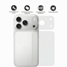 Carica l'immagine nel visualizzatore di Gallery, GIOPUEY Pellicola Protettiva Retro per iPhone 18 Pro, Pellicola Fotocamera