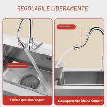 Carica l'immagine nel visualizzatore di Gallery, Prolunga Rubinetto Cucina 15cm,Rompigetto Rubinetto 360° Gradi Doccetta per lavarsi i denti e lavare il viso, lavare i c