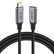Carica l'immagine nel visualizzatore di Gallery, AXFEE Prolunga USB 3.2Gen, 2M 100W/5A Cavo USB C, Maschio a Femmina