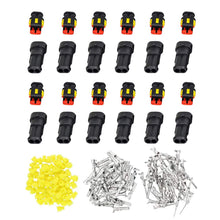 Carica l'immagine nel visualizzatore di Gallery, YIXISI Set di 12 connettori per cavi elettrici impermeabili, connettore per cavi auto, terminale elettrico impermeabile,