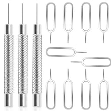 Carica l'immagine nel visualizzatore di Gallery, 13 Pcs Spilla di Espulsione della Scheda SIM, Spilli Estrattori per Rimozione Scheda SIM, Inossidabile Strumento Rimozio