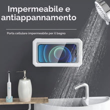 Carica l'immagine nel visualizzatore di Gallery, HOTUT Supporto per Telefono da Doccia, Impermeabile Custodia 480° Rotazione Porta Telefono Doccia, Anti-appannamento Por