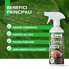 Carica l'immagine nel visualizzatore di Gallery, Combi Spray 500 ml | Con Olio di Neem e Sapone Molle | Naturale e Pronto all’Uso | Anti-Afidi, Cocciniglie e Fumaggine |