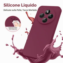 Carica l'immagine nel visualizzatore di Gallery, Cover per Redmi 14C / Poco C75 / Redmi A4, con 2 Pezzi Vetro Temperato, Custodia Silicone Liquido con Morbida Microfibra