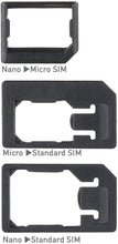 Carica l'immagine nel visualizzatore di Gallery, Wicked Chili, Set Adattatore per SIM 4 in 1 per Cellulare, Smartphone e