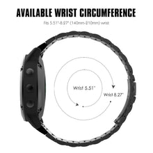 Carica l'immagine nel visualizzatore di Gallery, MoKo Cinturino Acciaio Inox Compatibile Garmin Epix Gen 2, Nero