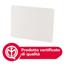 Carica l'immagine nel visualizzatore di Gallery, POLY POOL | PP0590.1 Coperchio Scatola Elettrica di Derivazione da Incasso Bianco - in Tecnopolimero Antiurto - con Viti