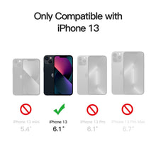 Carica l'immagine nel visualizzatore di Gallery, JETech Cover Magnetica Opaca per iPhone 13, Nero