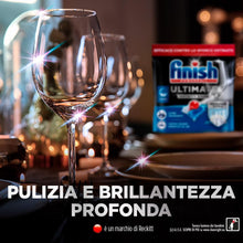 Carica l'immagine nel visualizzatore di Gallery, Finish Ultimate Infinity Shine Pastiglie Lavastoviglie, 80 Capsule Lavastoviglie, Detergenti per Lavastoviglie contro lo