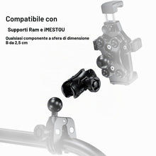 Carica l'immagine nel visualizzatore di Gallery, iMESTOU Braccio antifurto a doppia presa adatto per componenti RAM B Size 1, supporti per telefono a sfera da 2,5 cm o a