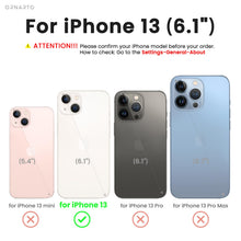 Carica l'immagine nel visualizzatore di Gallery, ORNARTO Cover per iPhone 13 Silicone,Antiurto,Vino Rosso