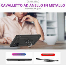 Carica l'immagine nel visualizzatore di Gallery, LeYi per Cover Samsung Galaxy S10 Lite / A91 Custodia con Vetro Temperato [2 Pack], Grado Militare 360° Magnetica Anello