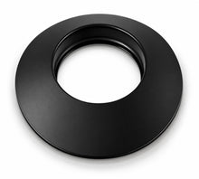 Carica l'immagine nel visualizzatore di Gallery, TYGERIX® Rosone Coprimuro Nero in Silicone da 120 e 125 mm | Rosetta Flessibile per Copertura Tubi di Caldaie Stufe e Qu
