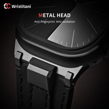 Carica l'immagine nel visualizzatore di Gallery, Wristitani Cinturino in pelle Uomo per Apple Watch 49/46/45/44/42/41/40mm