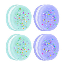 Carica l'immagine nel visualizzatore di Gallery, KYLOS Giochi Da Schiacciare Antistress 4 Pezzi, Taba Squishy, Fufu Squishy, Squishy, 2 Blu E 2 Viola, Giocattolo Ultra M