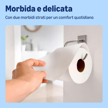 Carica l'immagine nel visualizzatore di Gallery, by Amazon Carta Igienica (Rotolo Maxi) Trapuntata a 2 Veli, Morbida e Delicata, 4 Rotoli (1 Confezione da 4), 500 Strapp