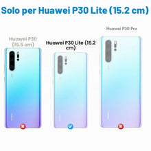Carica l'immagine nel visualizzatore di Gallery, CENHUFO Cover Huawei P30 Lite, 360 Gradi Antiurto con Protezione dello Schermo Integrata Rugged Doppia Faccia Bumper Tra