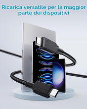 Carica l'immagine nel visualizzatore di Gallery, Anker Cavo USB C da 240W 3m Cavo di Ricarica in Nylon Tipo C Doppia Treccia