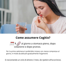 Carica l'immagine nel visualizzatore di Gallery, Cogitix Integratore per Memoria e Funzioni Cognitive con Omotaurina, Fosfatidilserina, Colina, Bacopa, Resveratrolo e Vi
