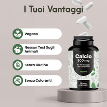 Carica l'immagine nel visualizzatore di Gallery, Calcio integratore – 200 Compresse – 800 mg al giorno