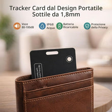 Carica l'immagine nel visualizzatore di Gallery, Air Tag Card per iOS e Android, carta tracciante ricaricabile sottile per portafoglio per Apple Find My e Google Find My