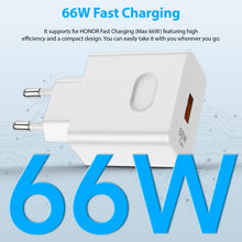 Carica l'immagine nel visualizzatore di Gallery, 66W per Super-Charge Caricabatterie per Honor Magic8 7 6 5 Lite 400 Lite