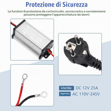 Carica l'immagine nel visualizzatore di Gallery, Trasformatore di tensione da 240 V a 12 V AC, Adattatore per riscaldamento ad aria diesel da 5 kW 8 kW, potenza in uscit